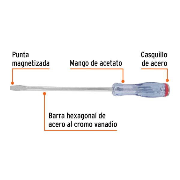 Destorn. plano de golpe Truper 5/16"x8" GO-5/16x8P (cod. 6377) - Imagen 2
