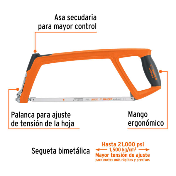 Marco p/segueta Truper ATX-12 10232 (cod. 10680) - Imagen 2