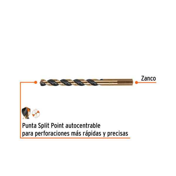 Barrena p/metal 3/8" Truper BAV-3/8 (cod. 1296) - Imagen 2
