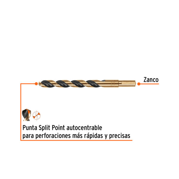 Barrena p/metal 7/16" Truper BAV-7/16 (cod. 1360) - Imagen 2
