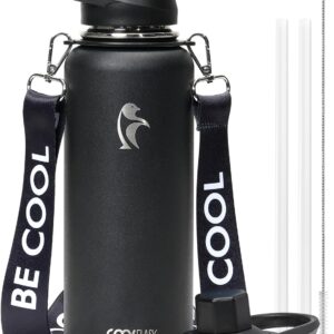 Botella p/agua 40-oz. c/correa Coolflask (cod. 39484)