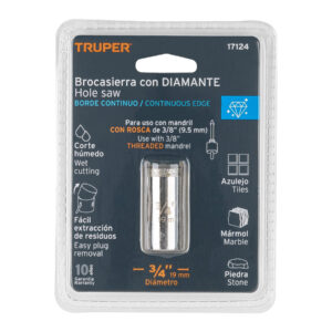 Barrena sierra diamante 3/4" Truper COAZ-3/4 (cod. 1295)