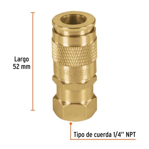 ACOPLE RAPIDO UNIVERSAL TRUPER CORUM 19029 (COD.195) - Imagen 2