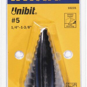 Barrena escalonada Irwin 1/4" a 1-3/8" unibit (cod. 39496)