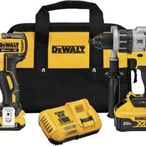 KIT COMBINADO DE TALADRO  MAX XR DE 20 V, DCK299D1W1 (COD.39726)
