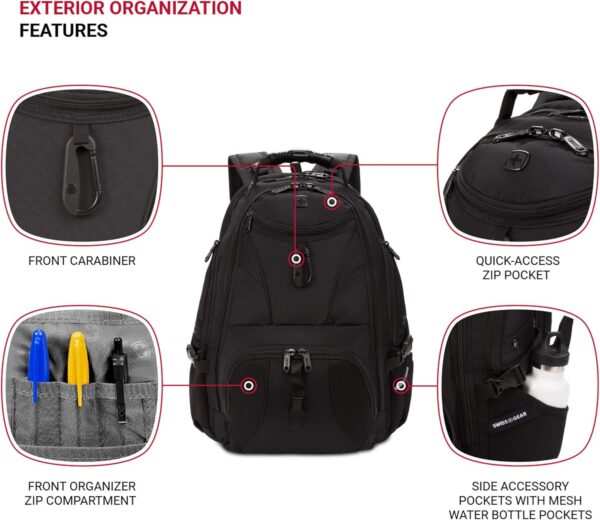 Mochila SwissGear 1900 p/portátil 17" (cod. 38755) - Imagen 4