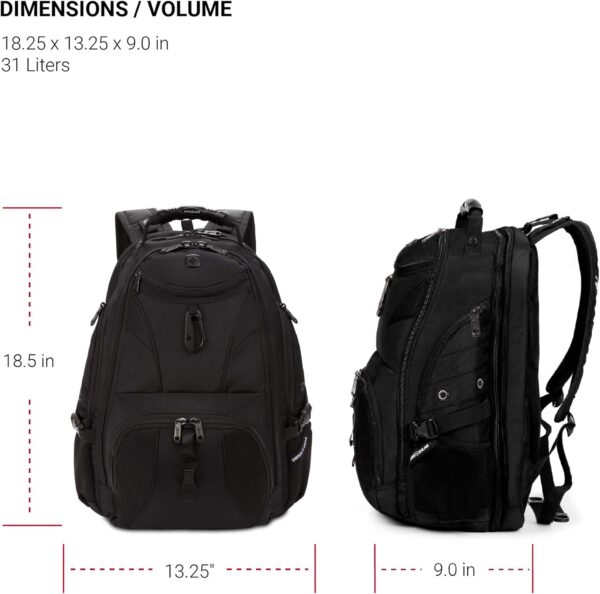 Mochila SwissGear 1900 p/portátil 17" (cod. 38755) - Imagen 2