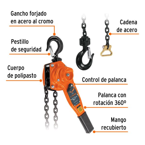 DIFERENCIAL DE PALANCA TRUPER 3, 3/4 - Imagen 3