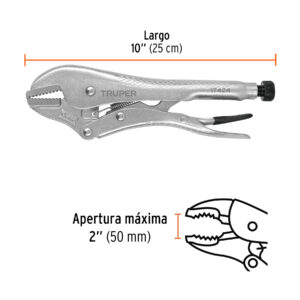 ALICATE PRESION 10´´ TRUPER PPT-10R 17424 (COD.652)