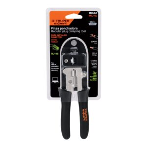 PINZA PELA ALAMBRE Y CONECT REDES TRUPER PR-45 ()