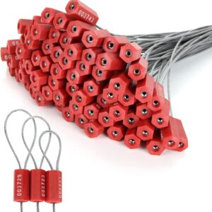 SELLOS D/ ALAMBRE CABLE D/SEGURIDAD NUMERABLE 100/1 (COD.37189)
