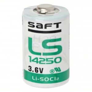 Batería SAFT: 1/2 pila AA litio, 1.200 mAh 3,6V (cod. 39732)