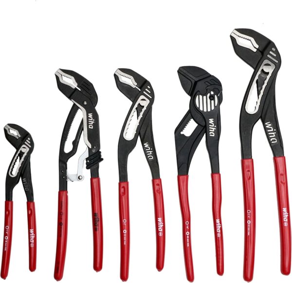 Jgo. 5pcs. Alicates de Lengüeta y ranura Wiha 34691 (cod. 39555) - Imagen 2