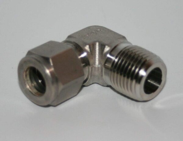 Codo acero inox. 1/2"x1/2" macho Swagelok SS-810-2-8 (cod. 39843) - Imagen 2