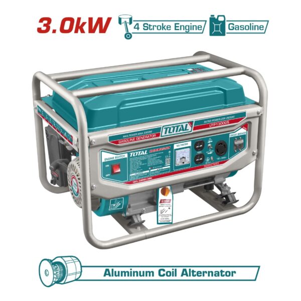 PLANTA ELECT. TOTAL 3000W GASOLINA 4T UTP130005