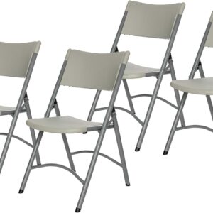 Silla plegable plástica 4/1 gris claro (cod. 39833)
