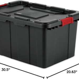 Contenedor industrial 27Gls. Sterilite c/cierre rojo (cod. 39947)