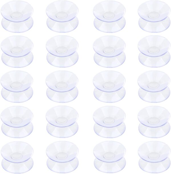 Ventosa doble cara PVC de 1.2" transparente (cod. 39952) - Imagen 2