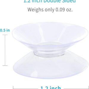 Ventosa doble cara PVC de 1.2" transparente (cod. 39952)