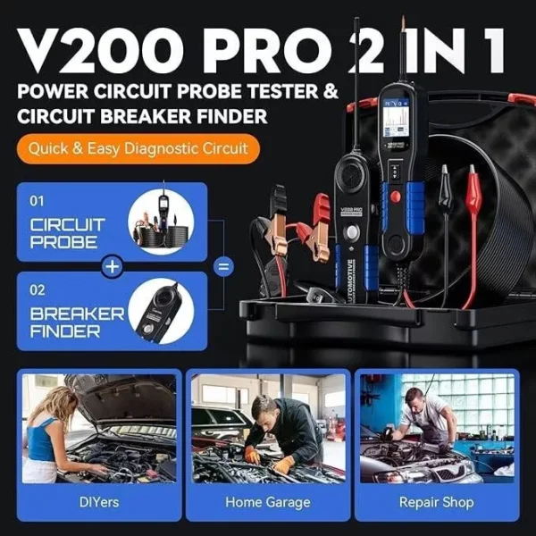 Probador circuitos eléctricos automotrices V200 PRO (cod. 39930) - Imagen 2